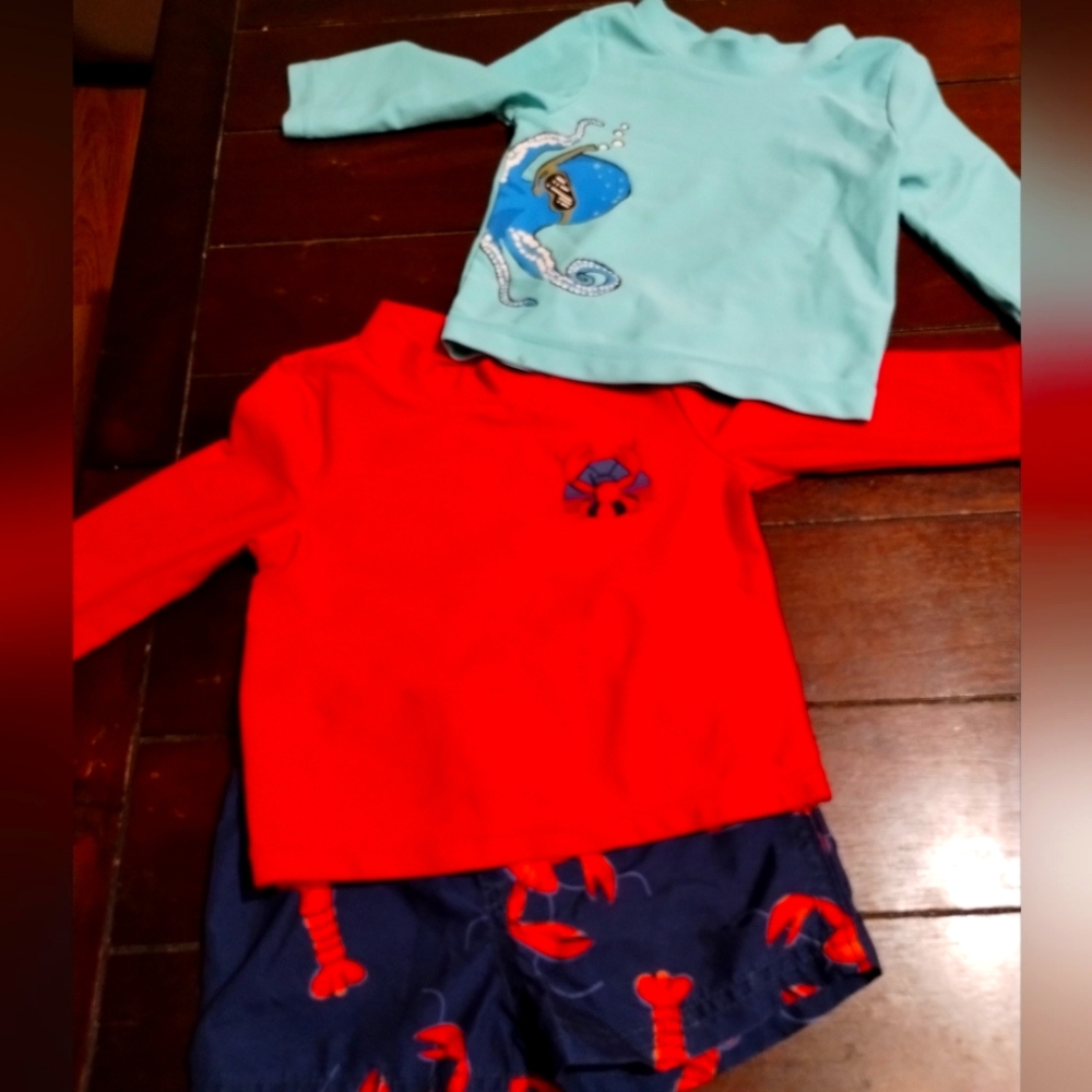 Carter's boys swim lot sz 6 months.